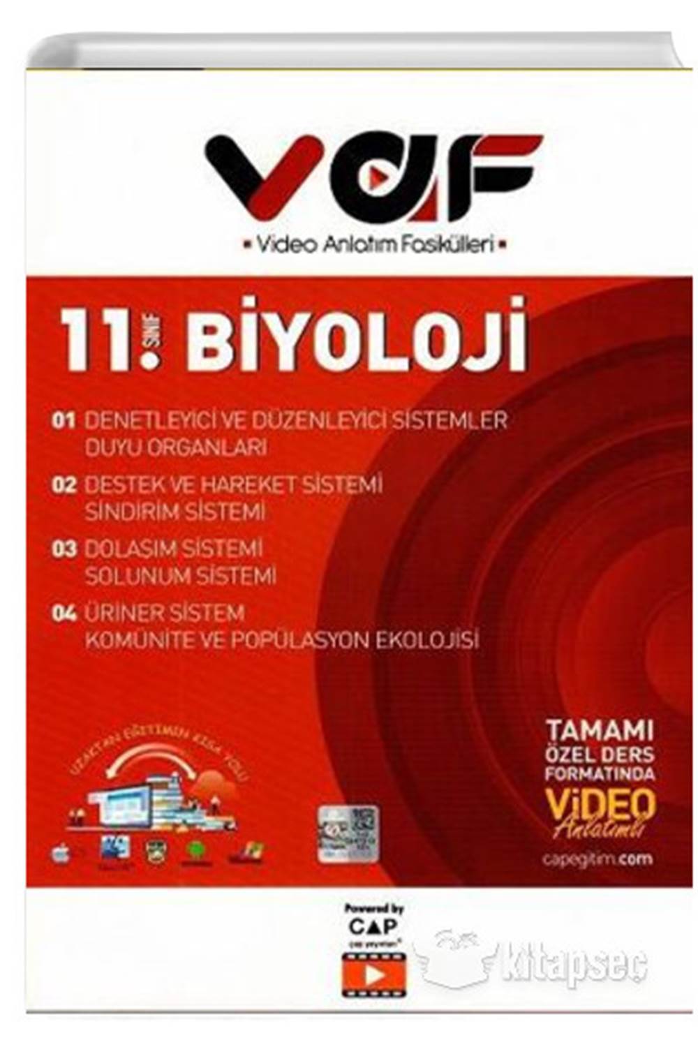 11. Sınıf Biyoloji Video Anlatımlı Fasiküller Çap Yayınları