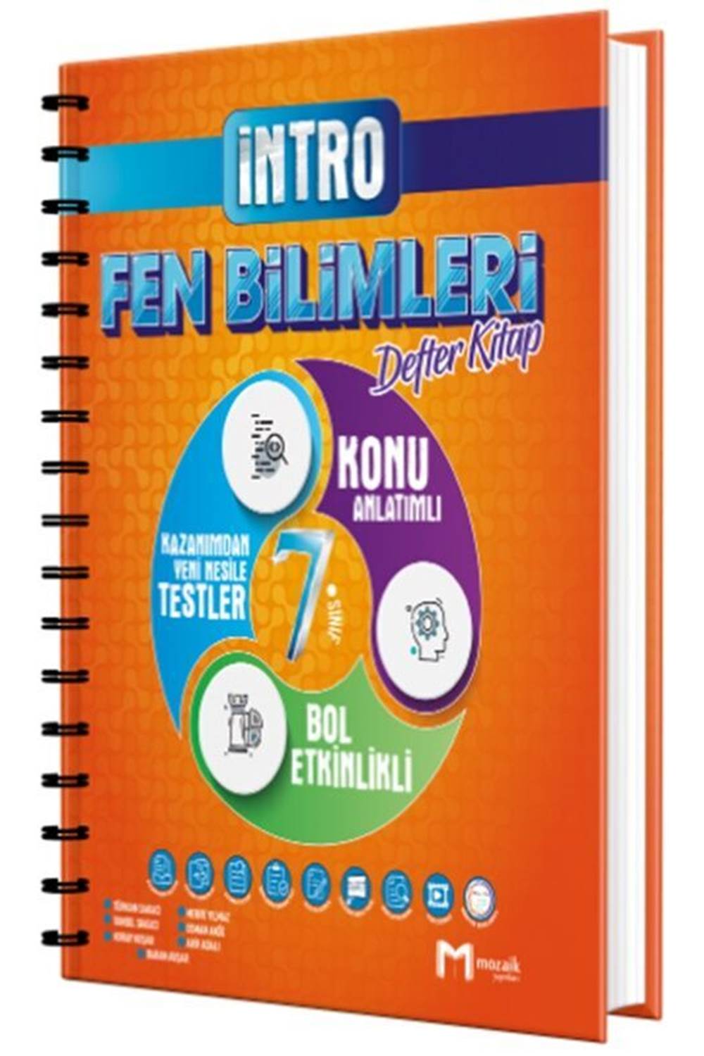 Mozaik Yayınları 7. Sınıf Fen Bilimleri İntro Defter Kitap