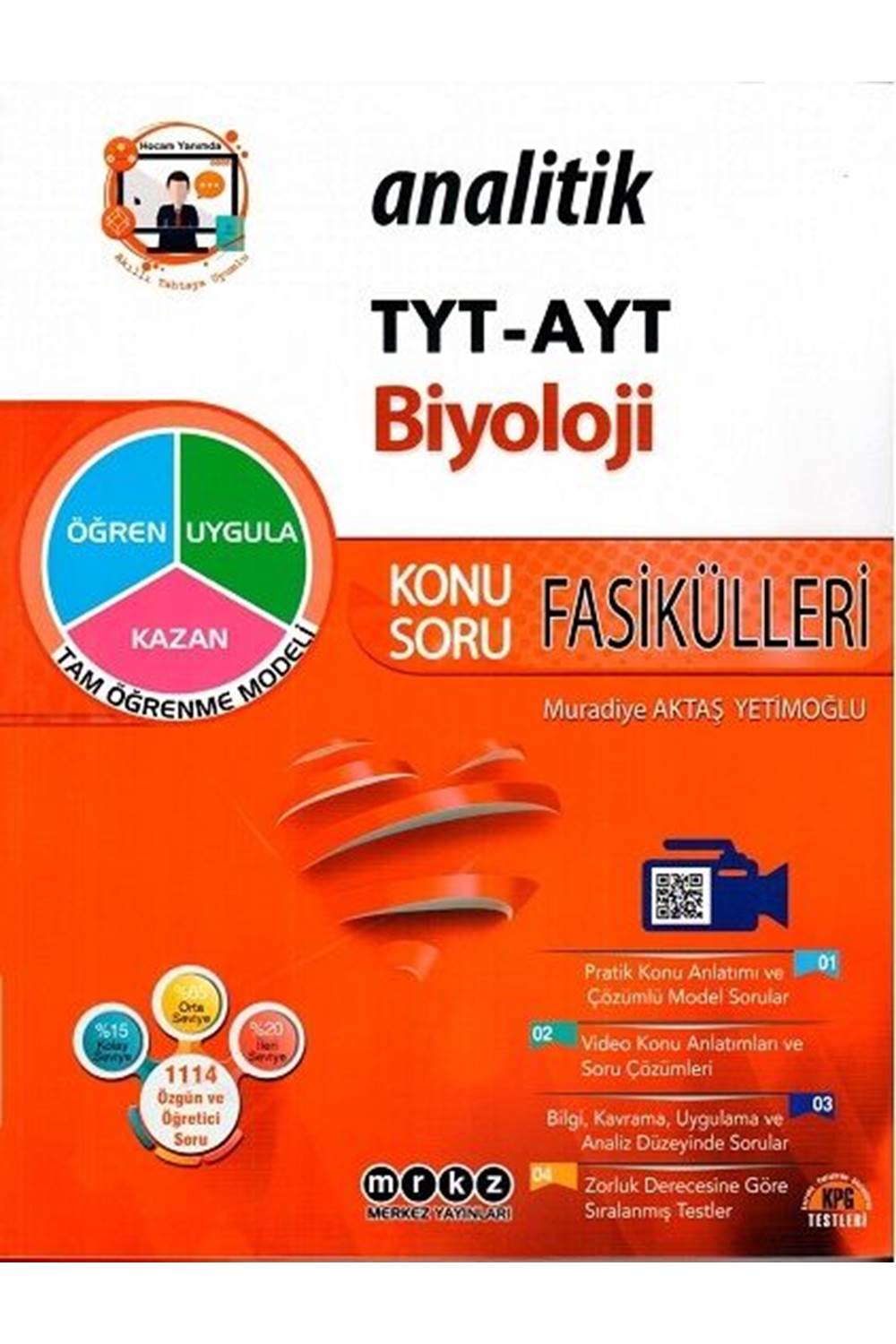 Merkez Yayınları TYT AYT Analitik Biyoloji Konu Soru Fasikülleri