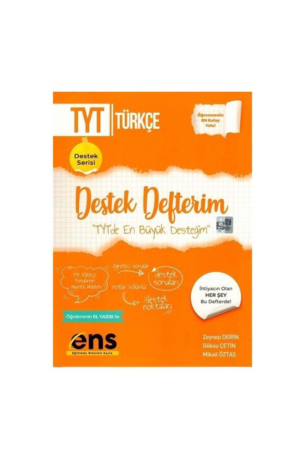 ENS TYT DESTEK DEFTERİM TÜRKÇE