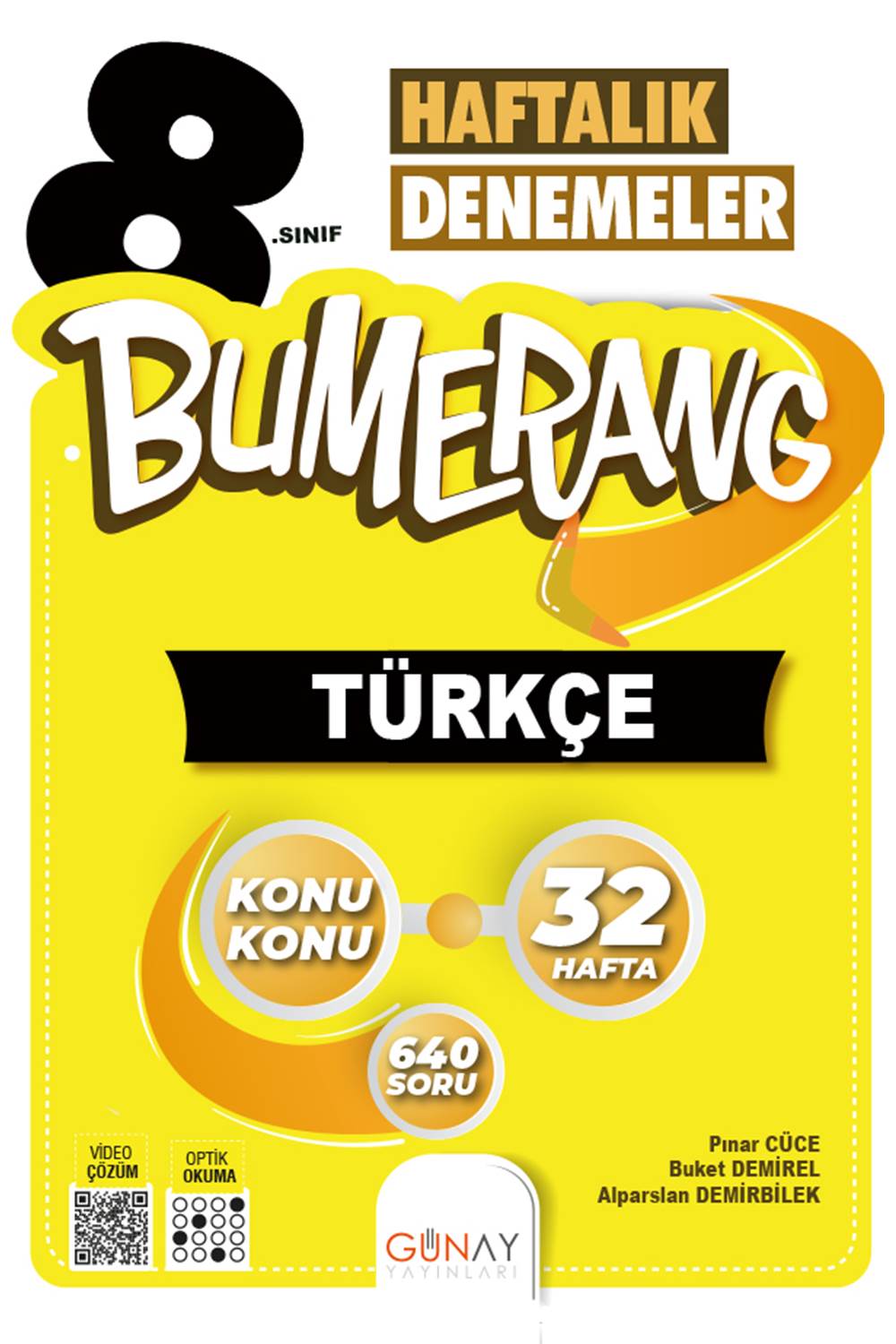 8. Sınıf LGS Bumerang 32 Haftalık Türkçe Denemeleri