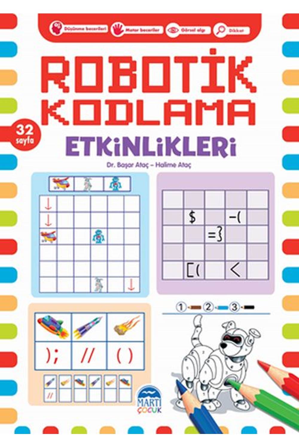 Robotik Kodlama - Kırmızı - 32 Sayfa