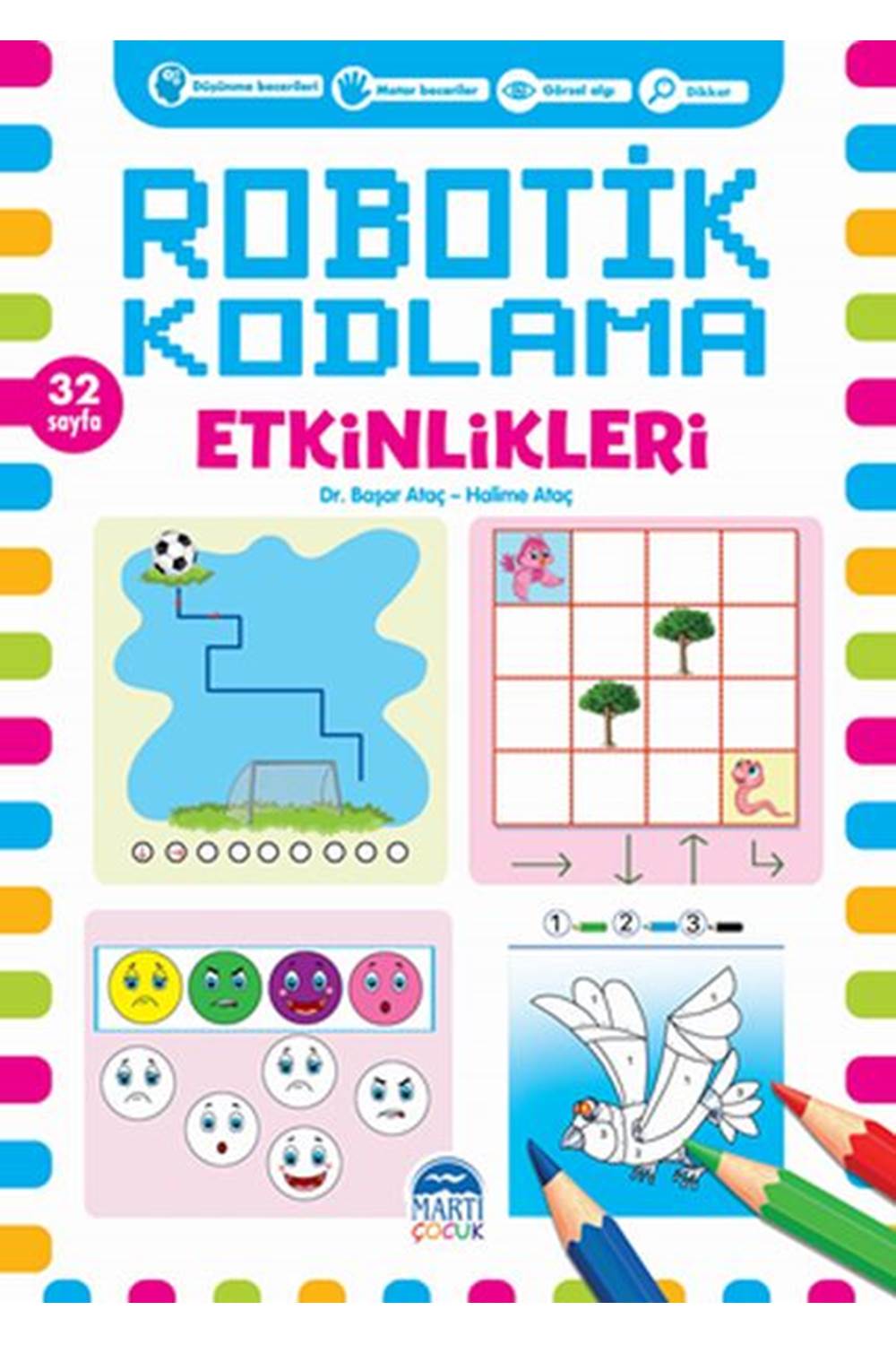 Robotik Kodlama Etkinlikleri - 32 Sayfa - Pembe