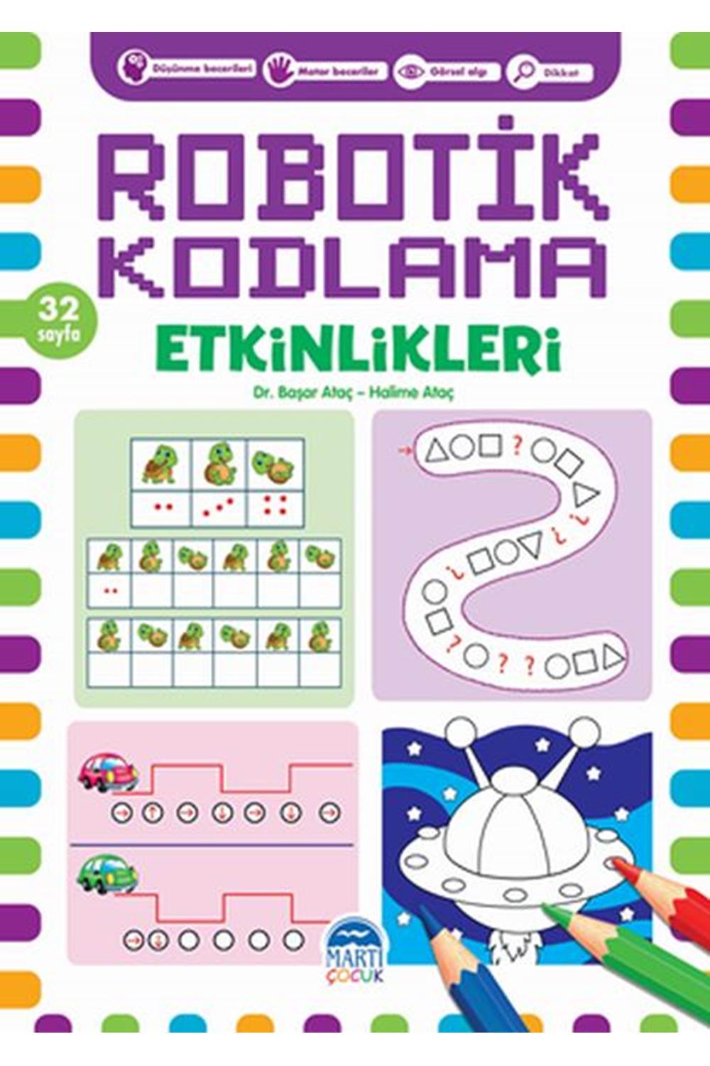 Robotik Kodlama Etkinlikleri - 32 Sayfa - Yeşil