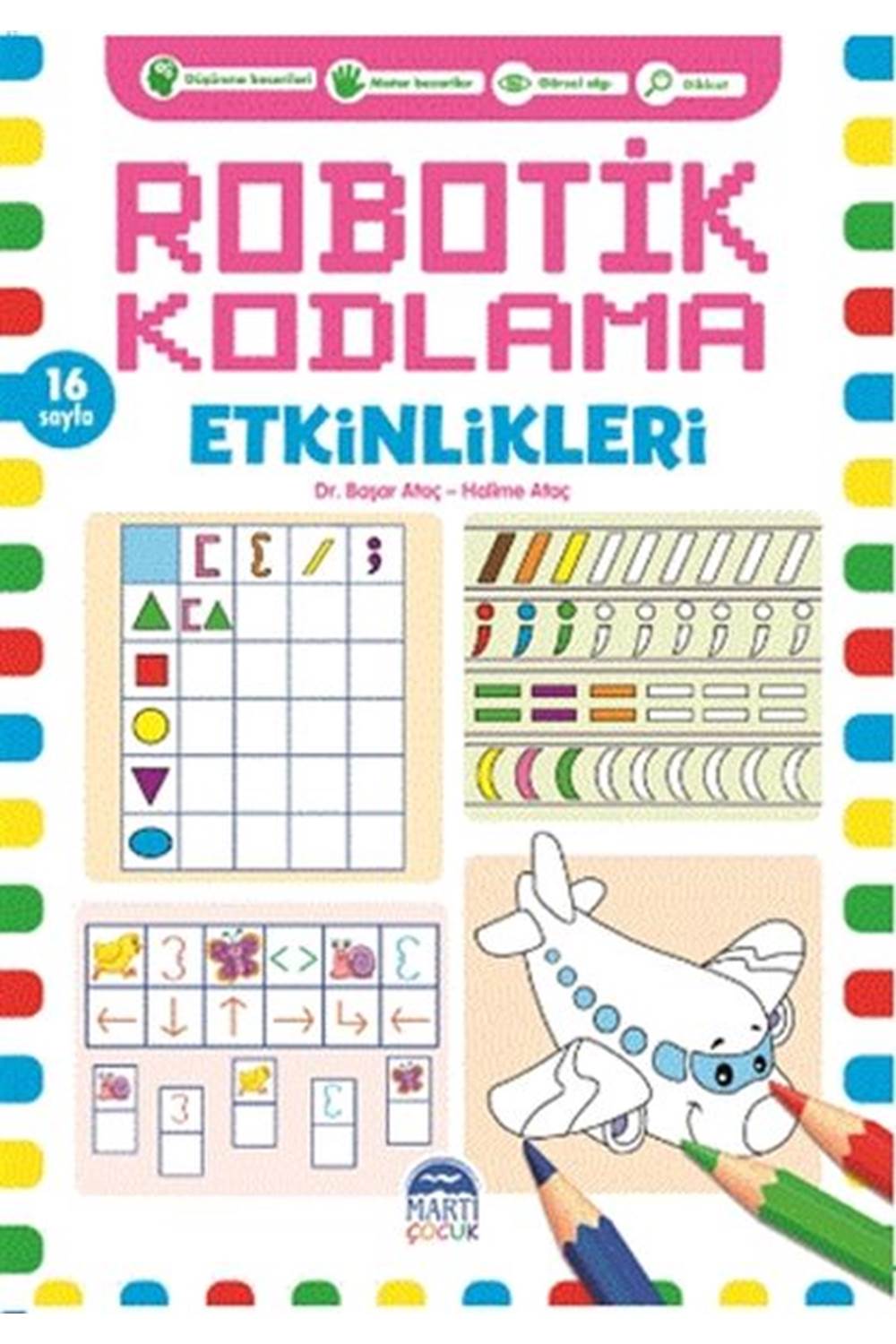 Robotik Kodlama Etkinlikleri - 16 Sayfa - Mavi