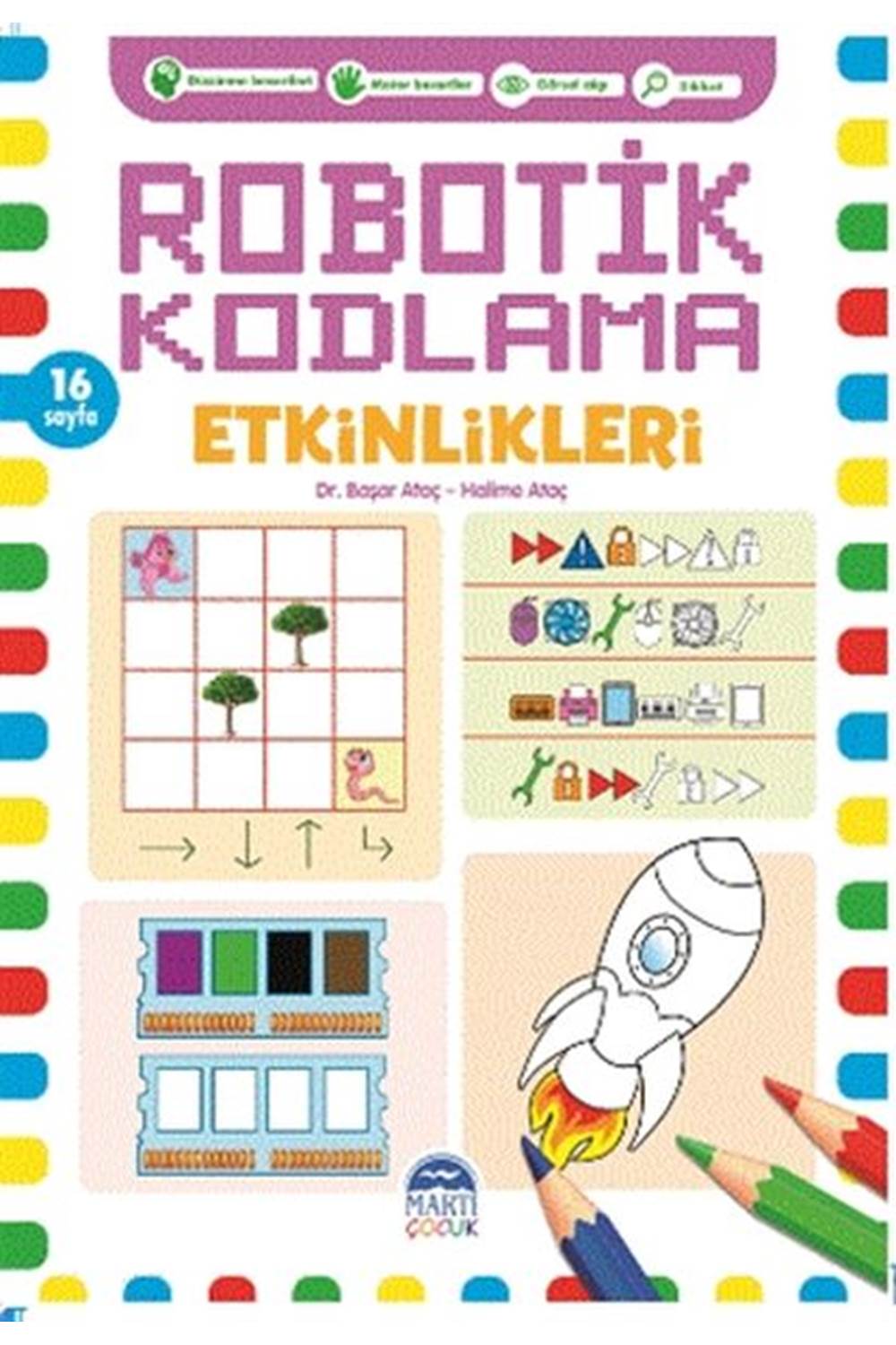 Robotik Kodlama Etkinlikleri - 16 Sayfa - Sarı