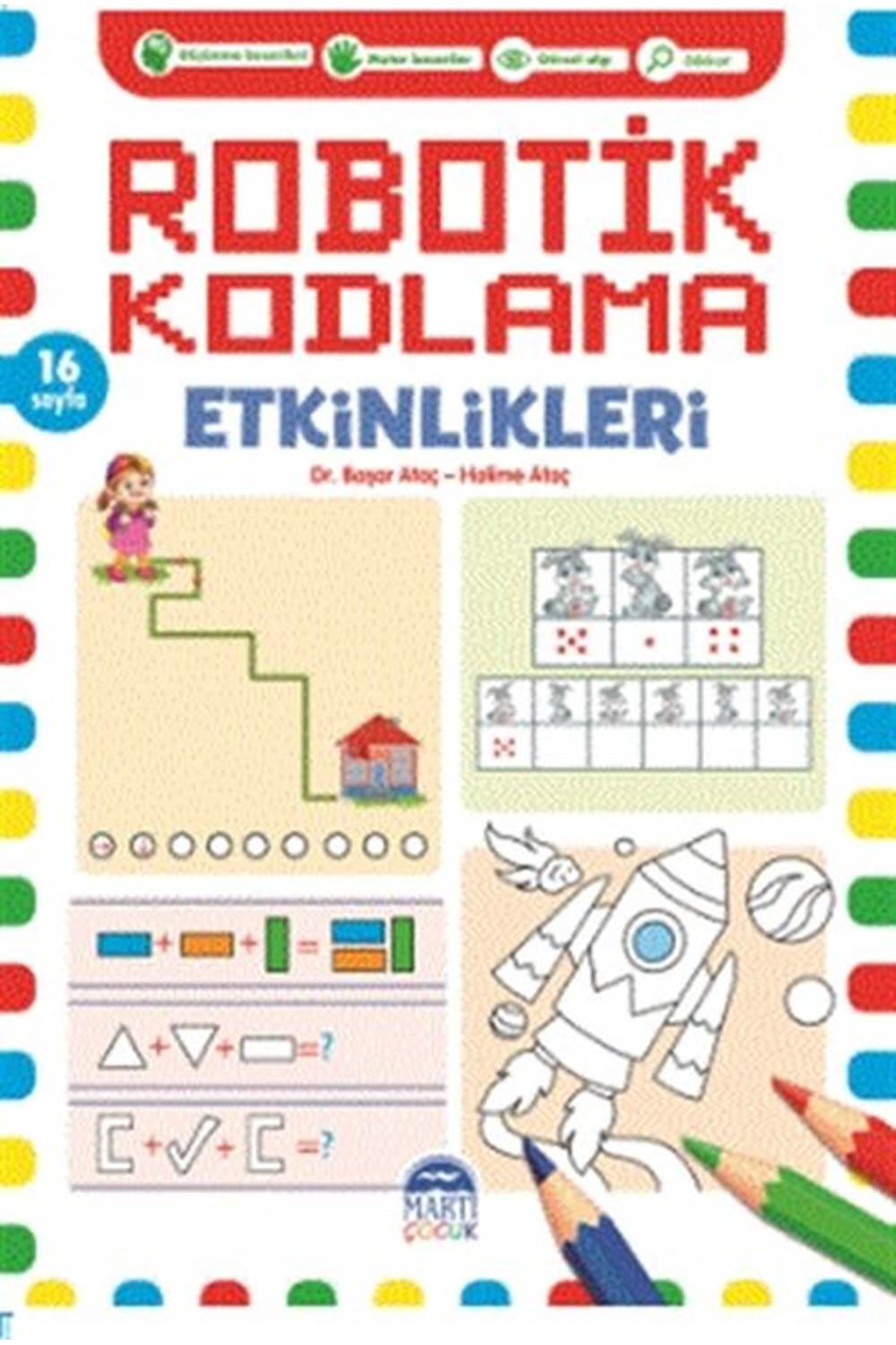 Robotik Kodlama Etkinlikleri - 16 Sayfa - Kırmızı