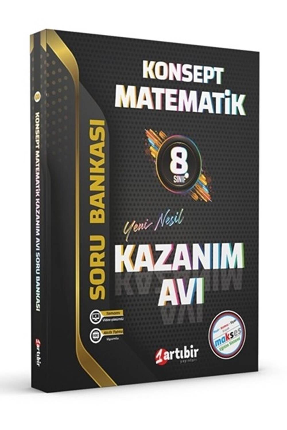 Artı Bir Yayınları 8. Sınıf Konsept Matematik Kazanım Avı Soru Bankası