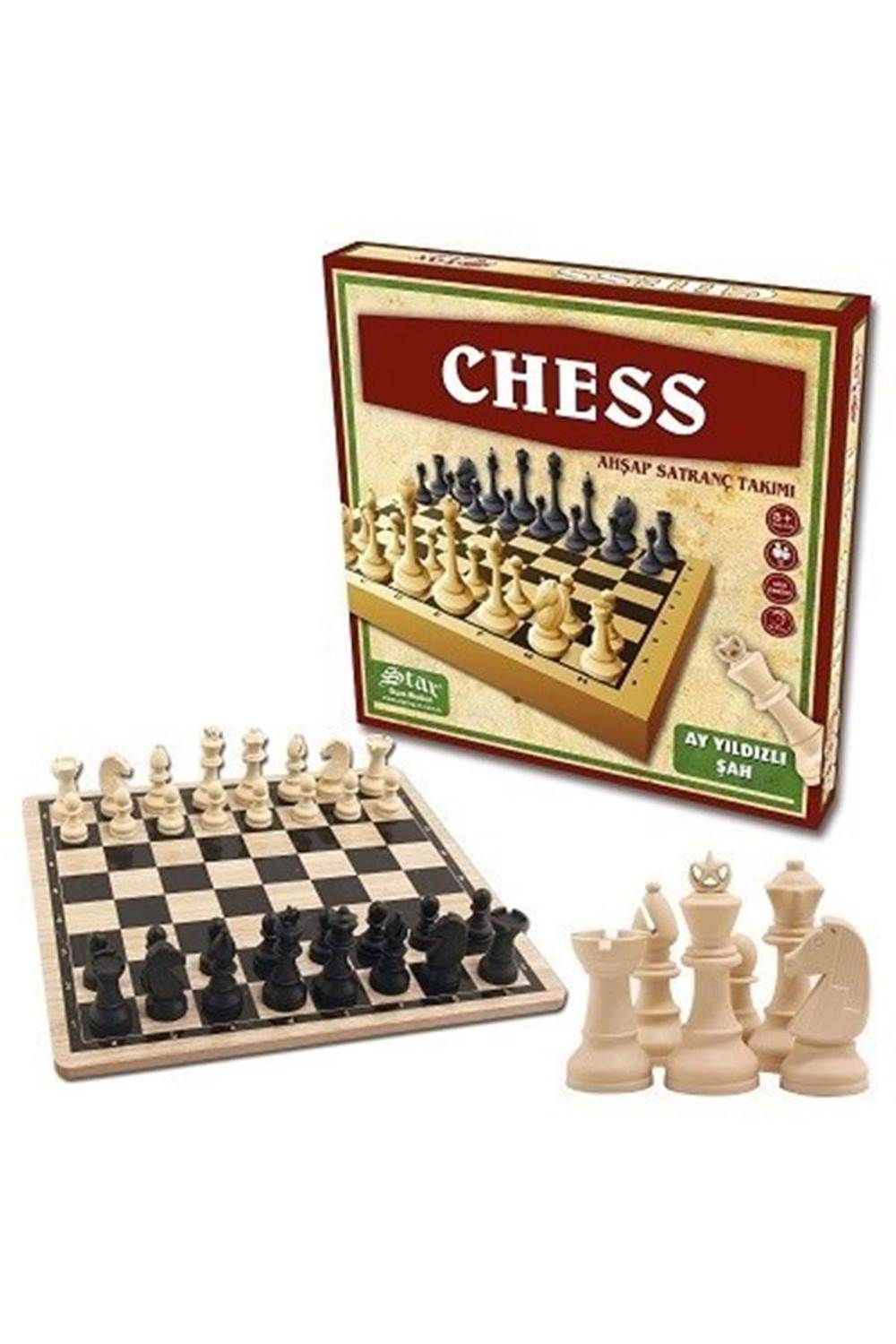 STAR CHESS AHŞAP SATRANÇ TAKIMI