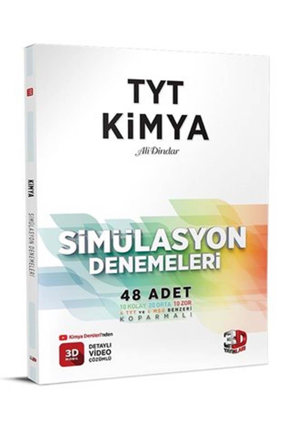 3D Yayınları TYT Simülasyon 48 li Kimya Denemeleri Tamamı Video Çözümlü