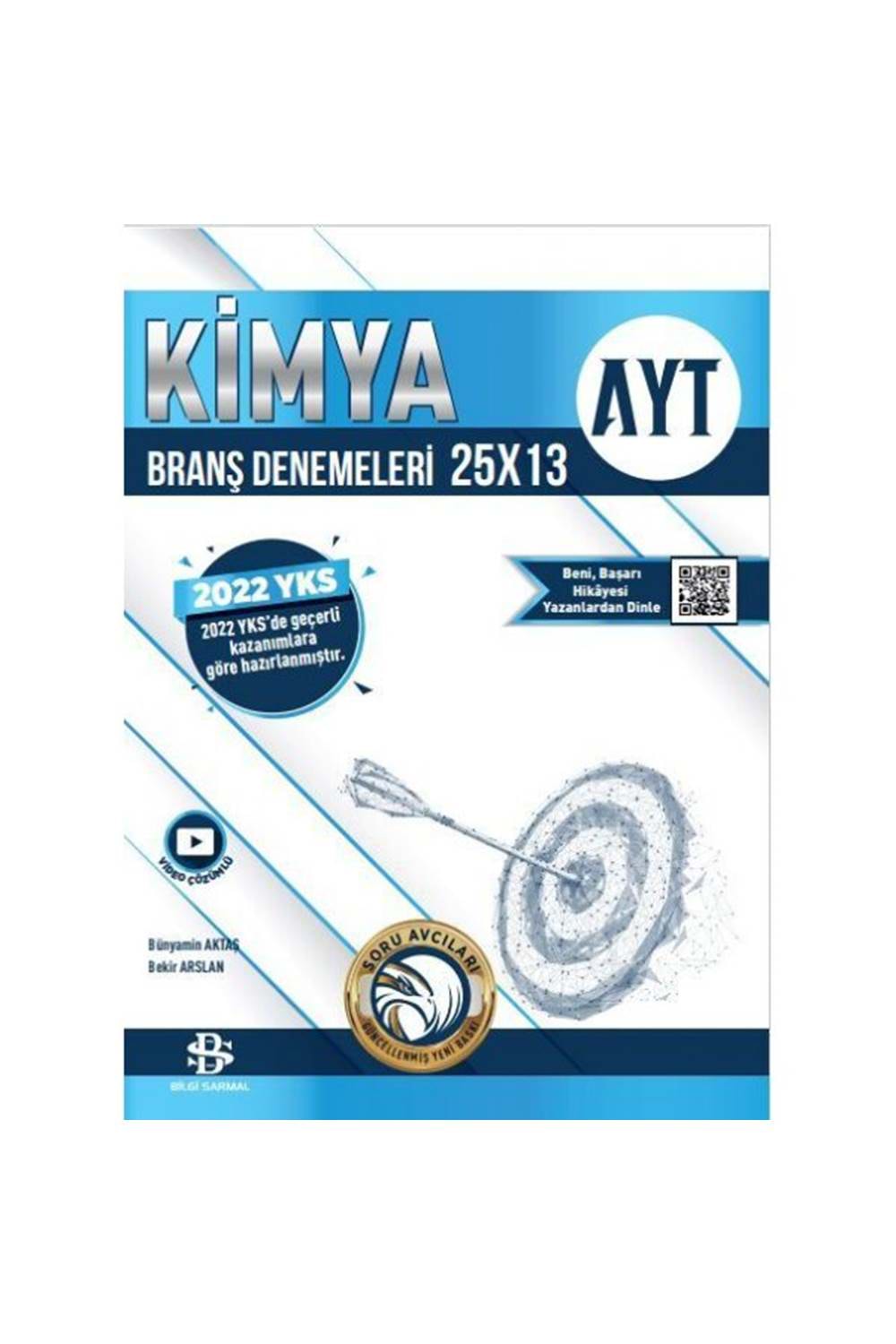 AYT Kimya 25 x 13 Branş Denemeleri Bilgi Sarmal Yayınları