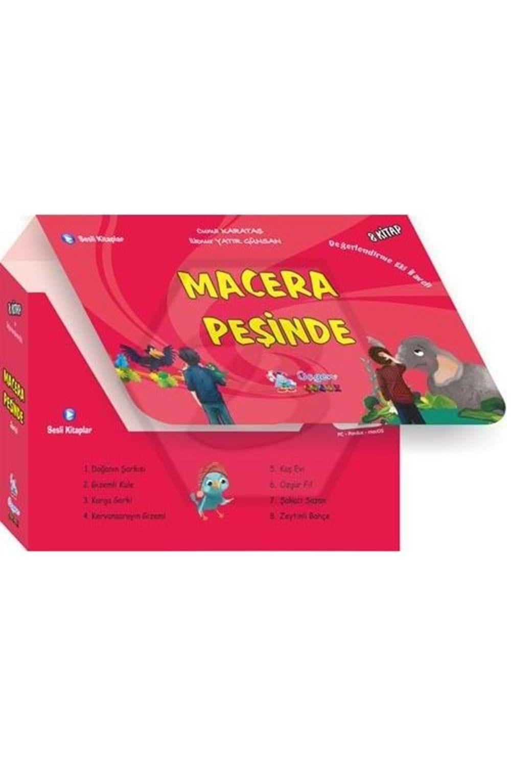 Macera Peşinde - 8 Kitap + Değerlendirme Eki Kutulu 4. Sınıf