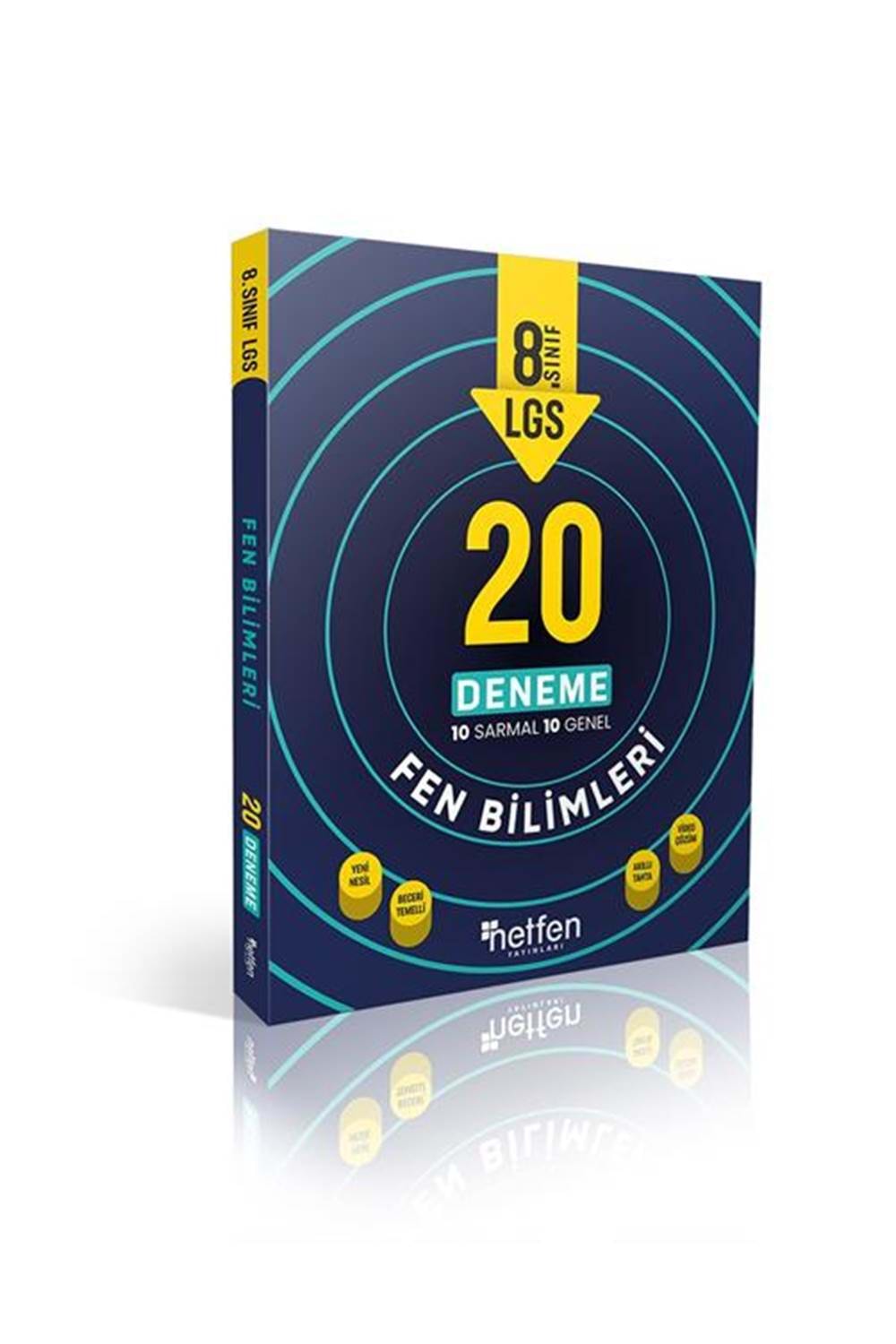 NETFEN 8. SINIF FEN BİLİMLERİ 20 DENEME (10 SARMAL+10 GENEL)