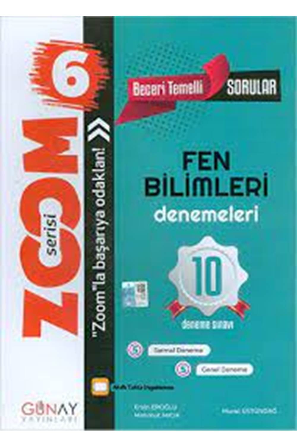 Günay Yayınları 6. Sınıf Fen Bilimleri Zoom Serisi 10 Deneme