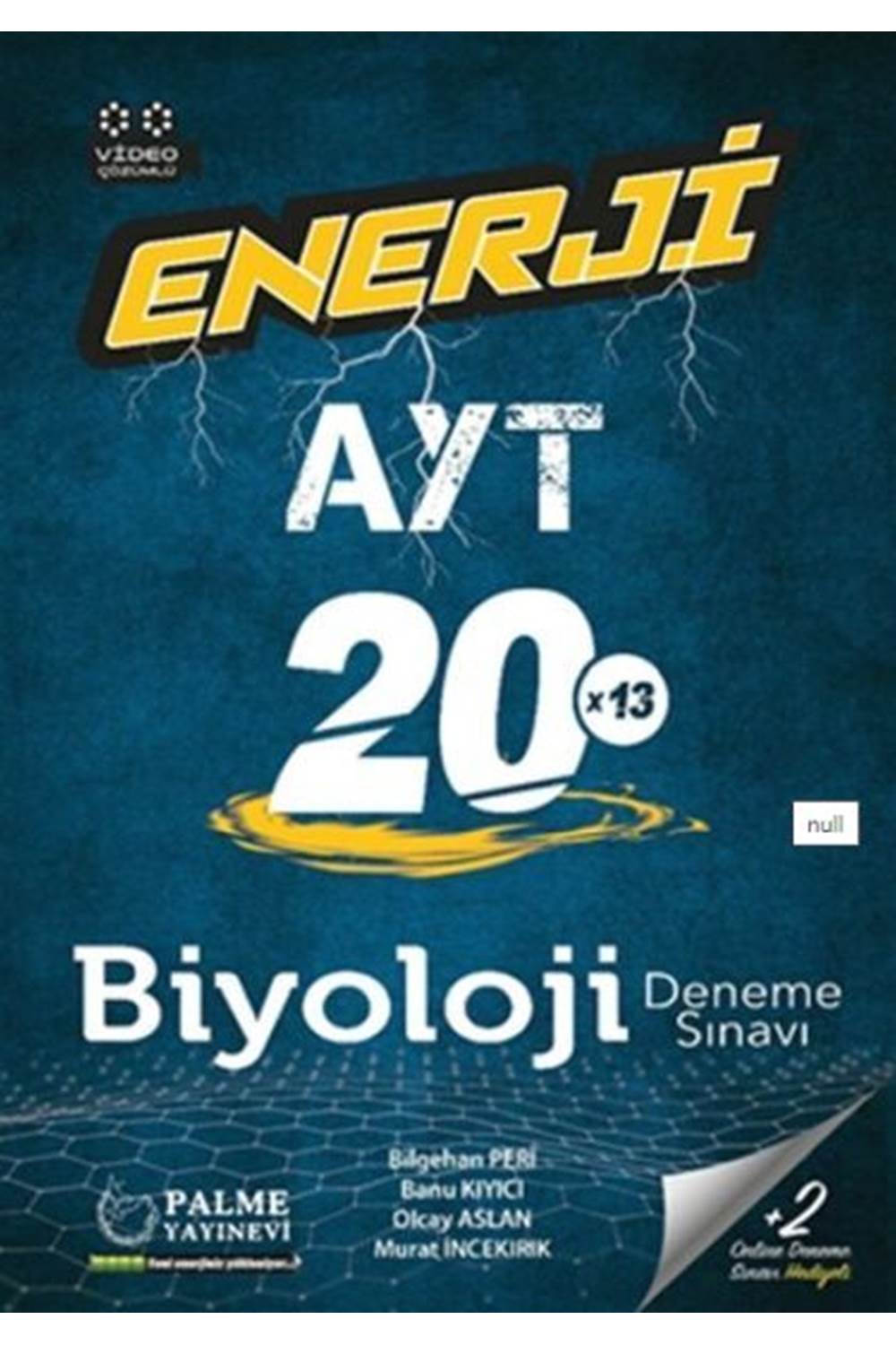 PALME ENERJİ YKS AYT BİYOLOJİ 20 X 13 DENEME SINAVI VİDEO ÇÖZÜMLÜ *YENİ*