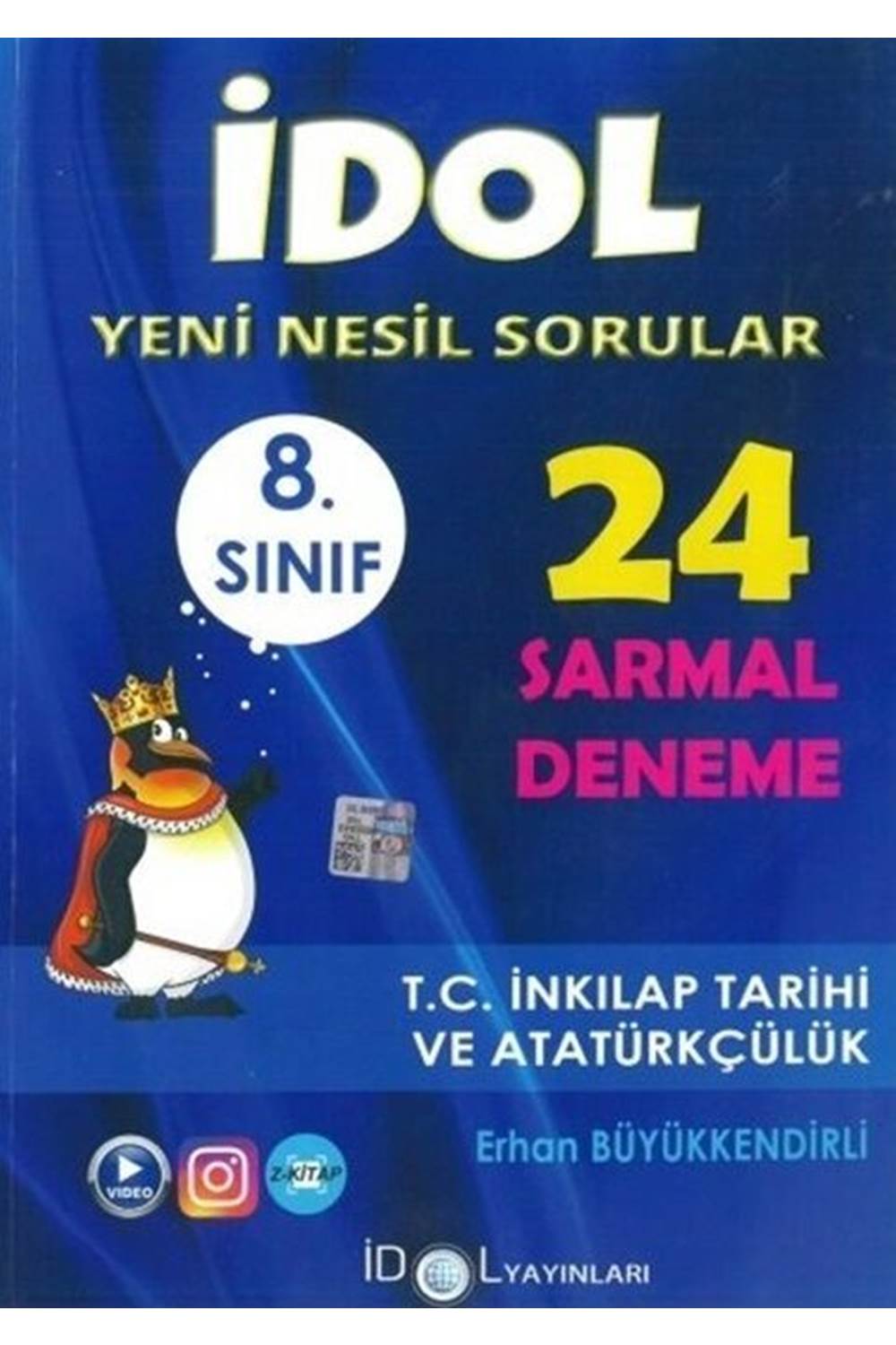 İdol Yayınları 8. Sınıf T.C. İnkılap Tarihi ve Atatürkçülük 24 Sarmal Deneme