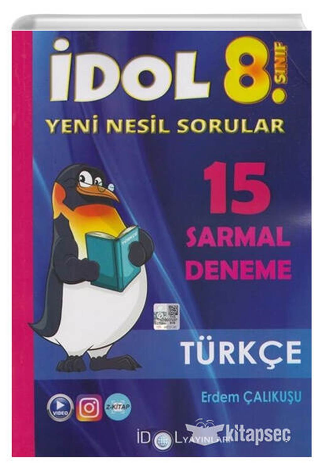 İdol Yayınları 8. Sınıf LGS Türkçe 15 Sarmal Deneme