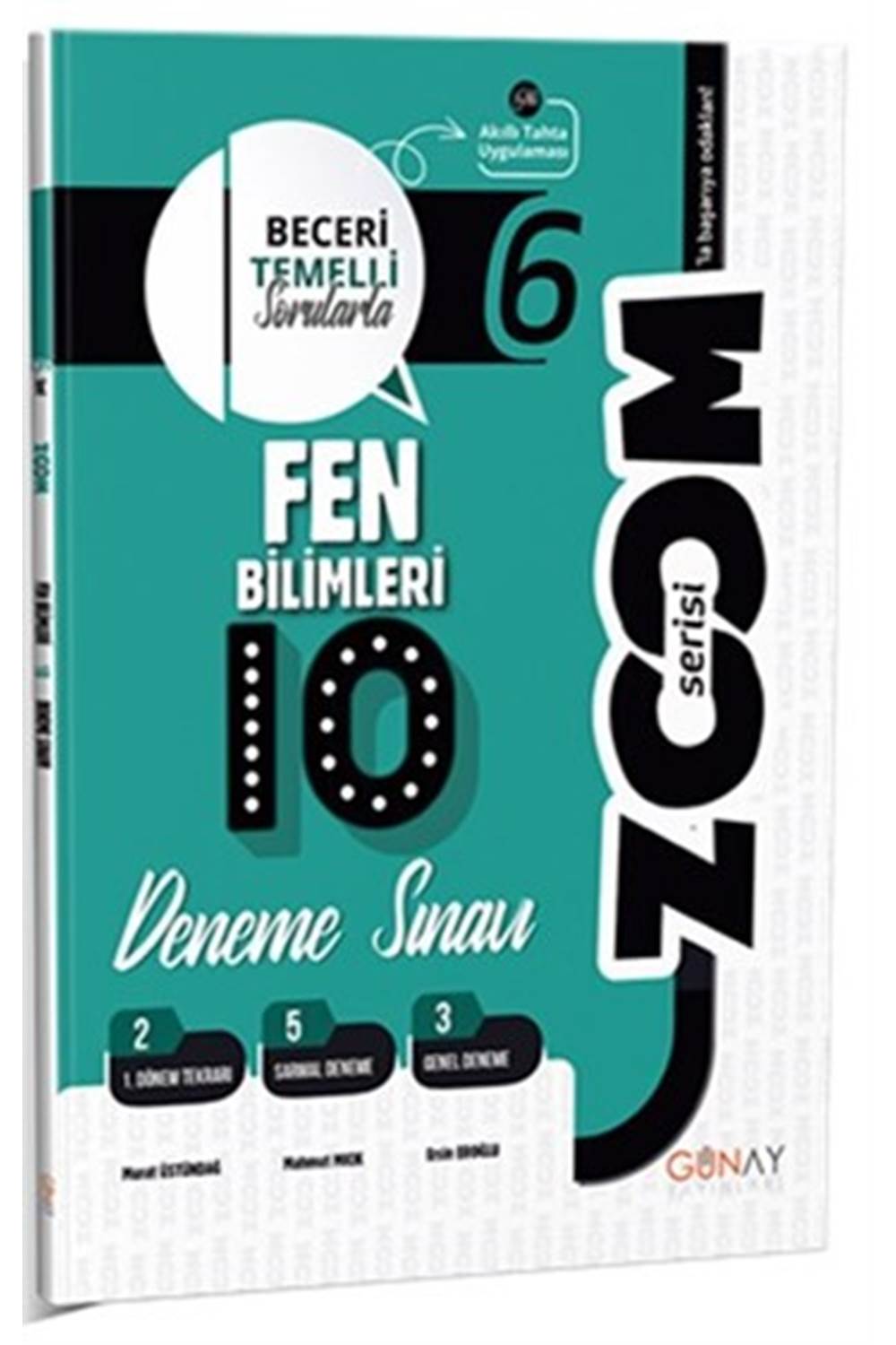 Günay Yayınları 6. Sınıf Fen Bilimleri Zoom 10 Deneme