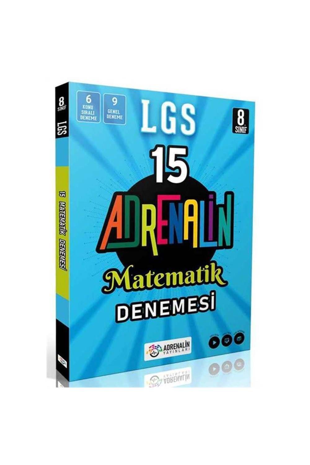 Adrenalin Yayınları 8. Sınıf LGS Matematik 15 Branş Denemesi