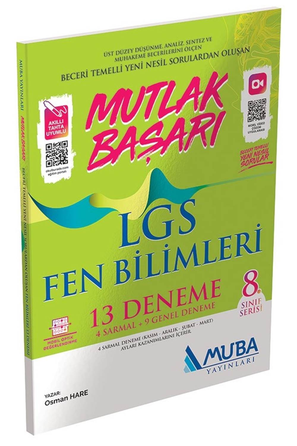 Muba Yayınları 8. Sınıf LGS Fen Bilimleri Mutlak Başarı 13 Deneme