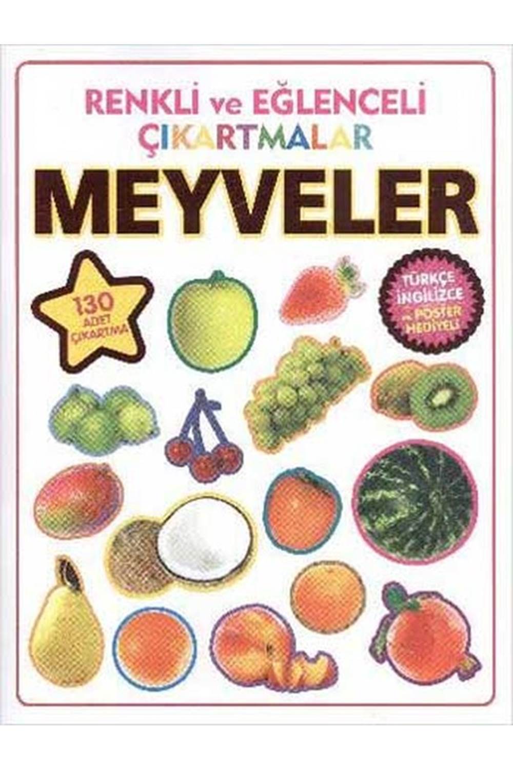 Renkli ve Eğlenceli Çıkartmalar Meyveler