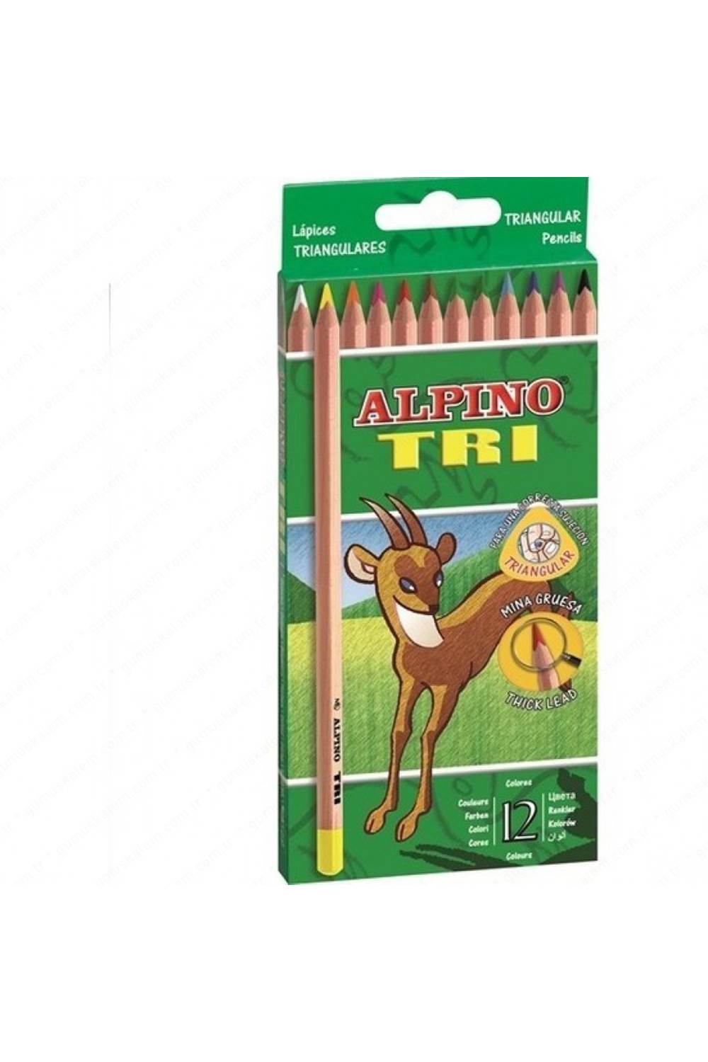 ALPINO AL-128 TRI KURU BOYA 12'Lİ