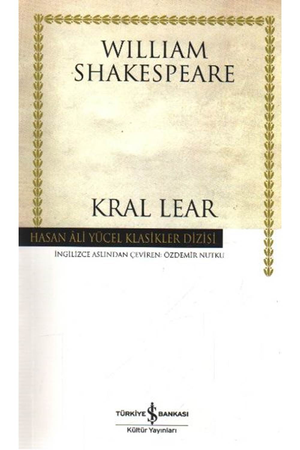 Kral Lear Hasan Ali Yücel Klasikleri
