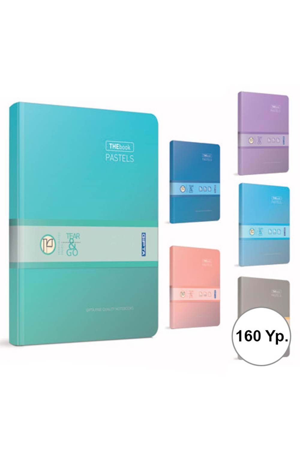 THEBOOK PASTELS İP.DKŞ.SRT KP.DF.17x24-160YP.Ç.SİZ