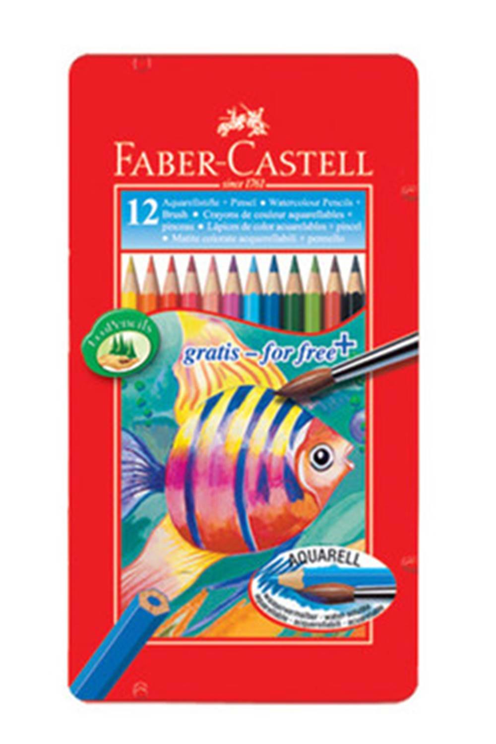 Faber-Castell Aqr. Boya K. 12 R. Metal Kutu