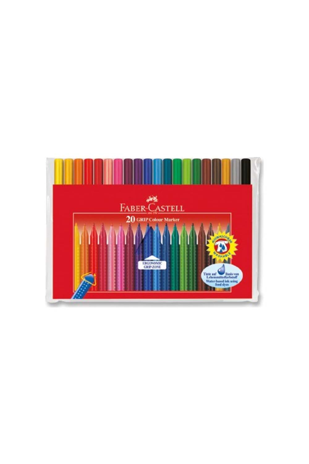 FABER CASTELL KEÇELİ KALEM GRIP 20 RENK