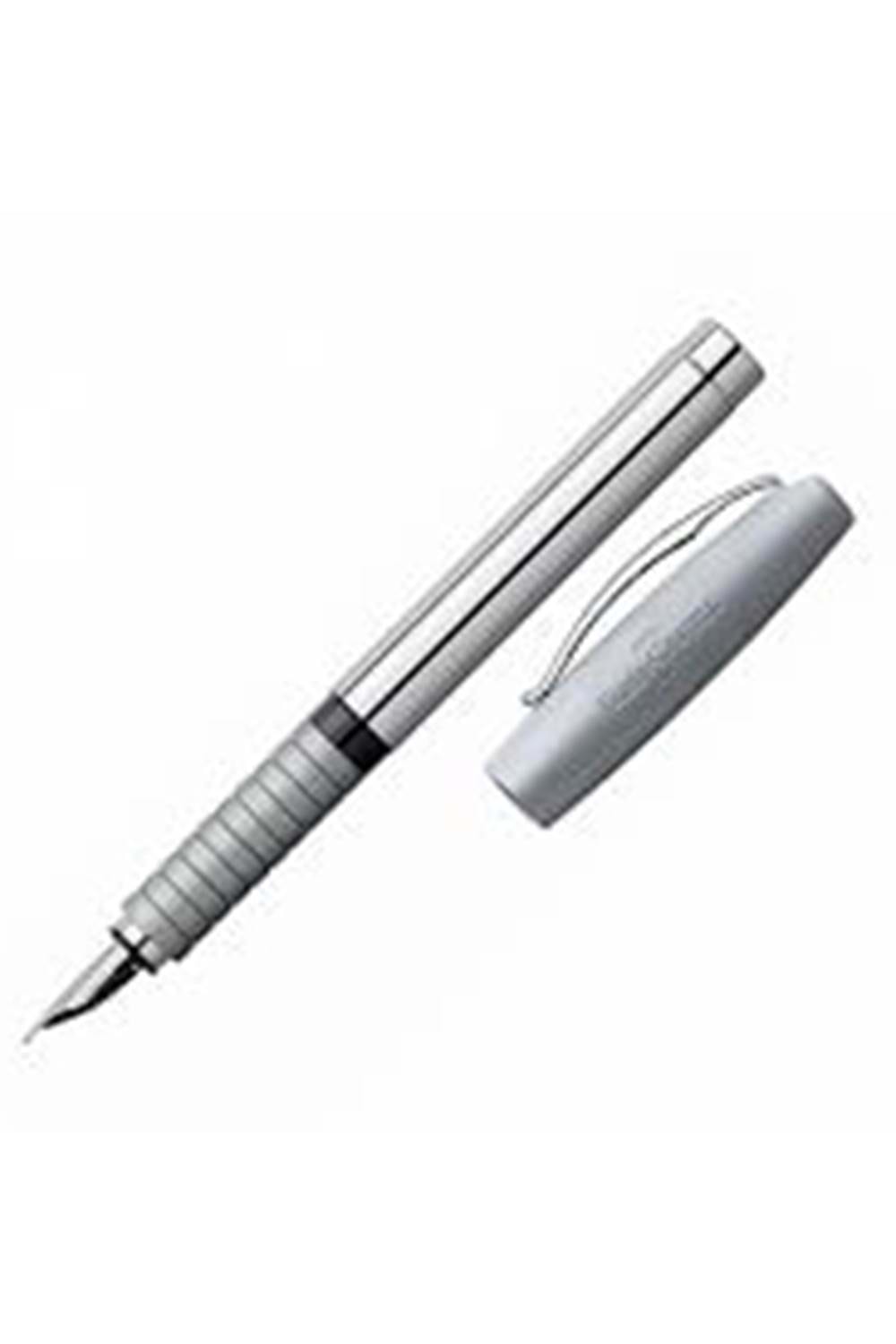 FABER CASTELL BASIC METAL DOLMAKALEM, PARLAK GÜMÜŞ