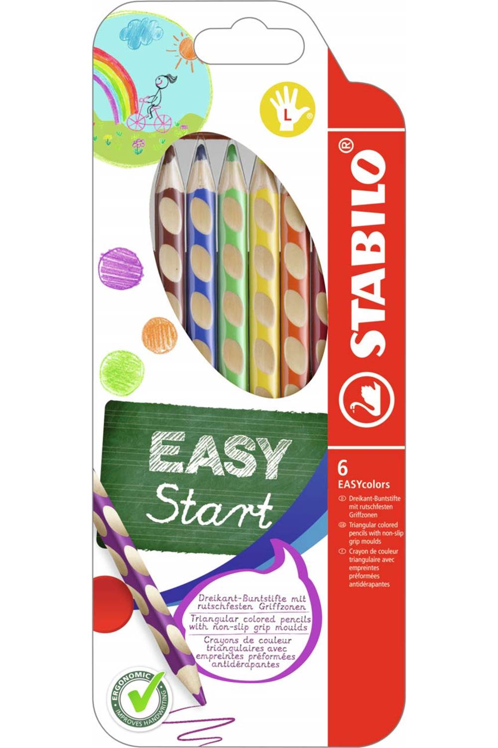 STABILO EASYcolors Sol 6'lı Paket