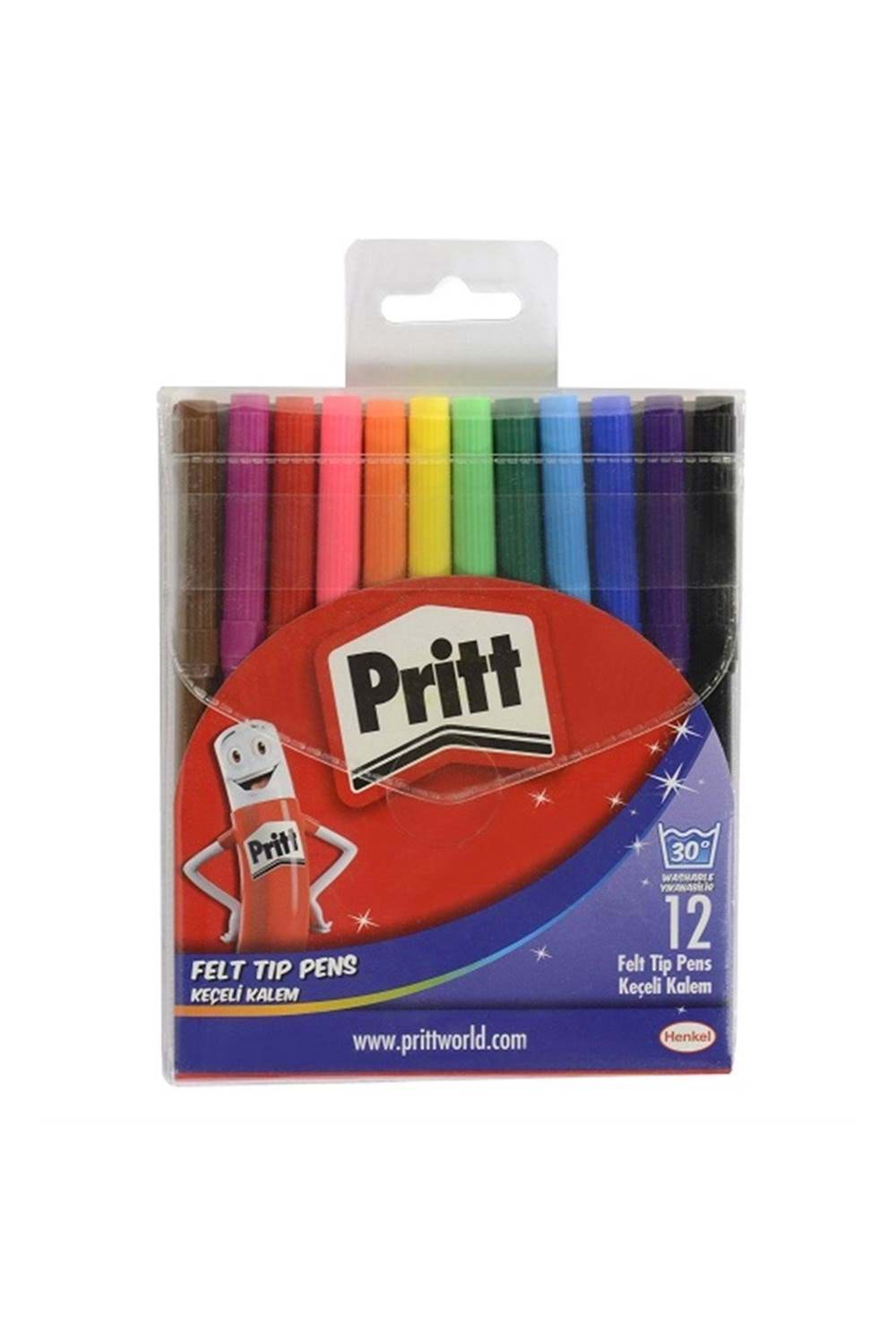PRITT KEÇELİ KALEM 12 RENK