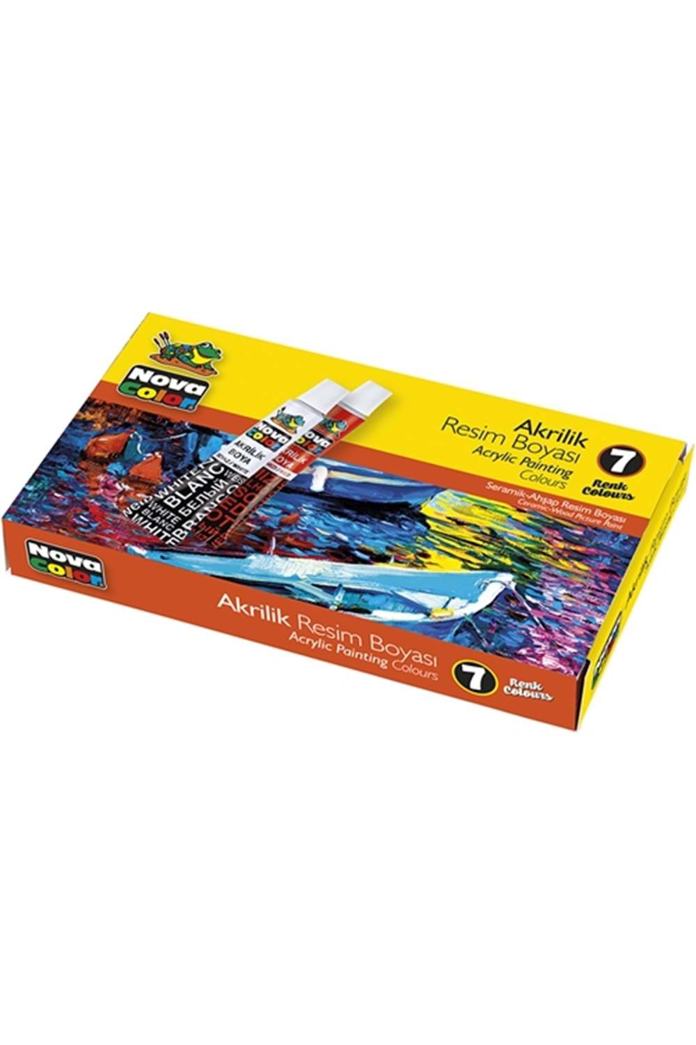 NOVA COLOR AKRİLİK BOYA TÜP 7 RENK TAKIM