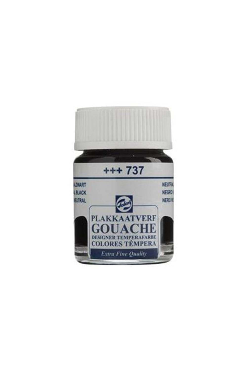 Talens Guaş Boya 16 Ml. (737) Neutral Black Siyah
