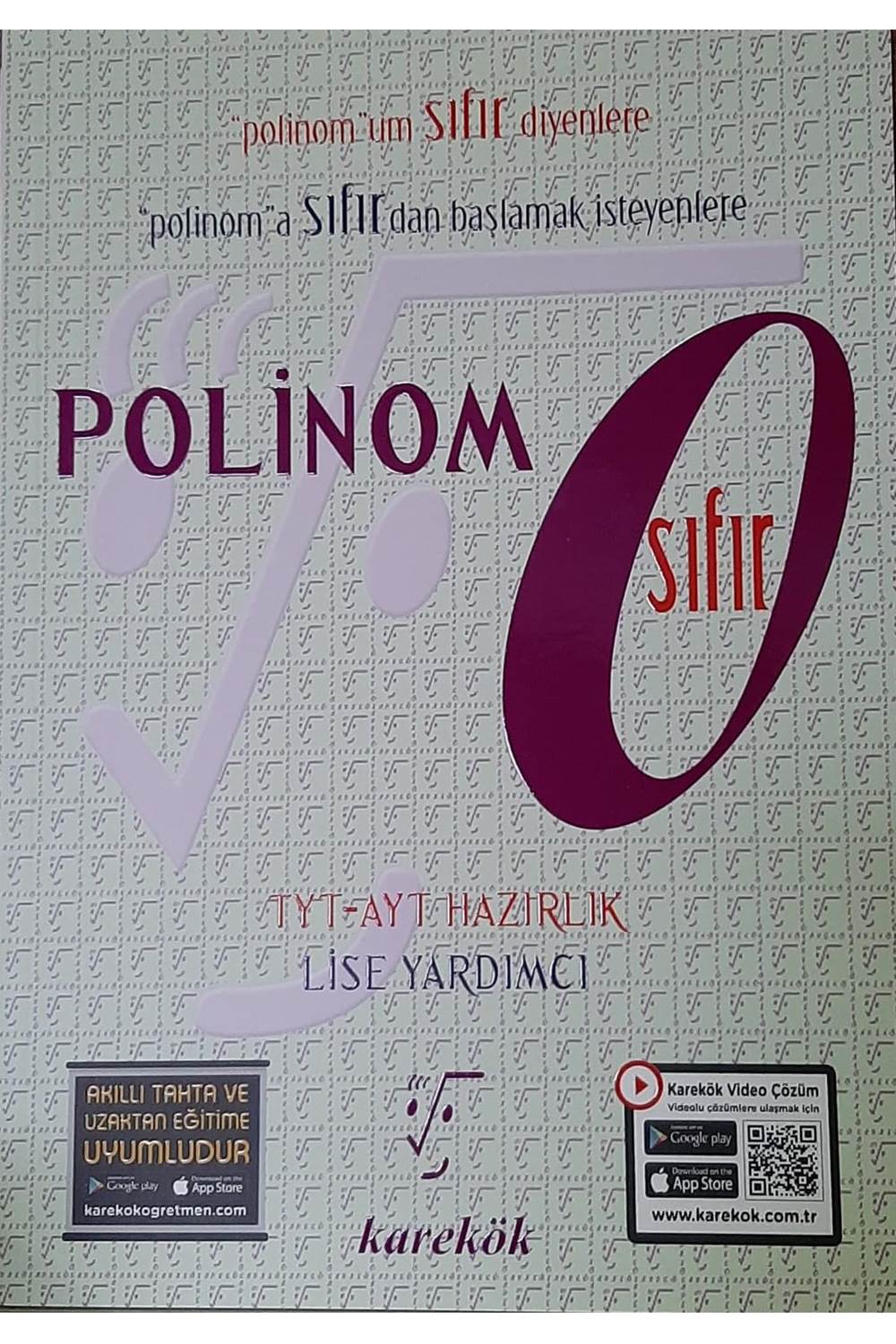 Karekök TYT AYT Hazırlık Polinom Sıfır Yeni