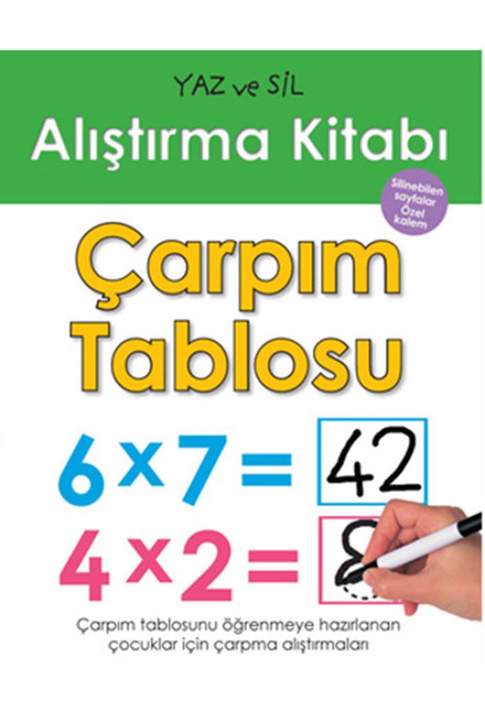 Yaz ve Sil Alıştırma Kitabı Çarpım Tablosu