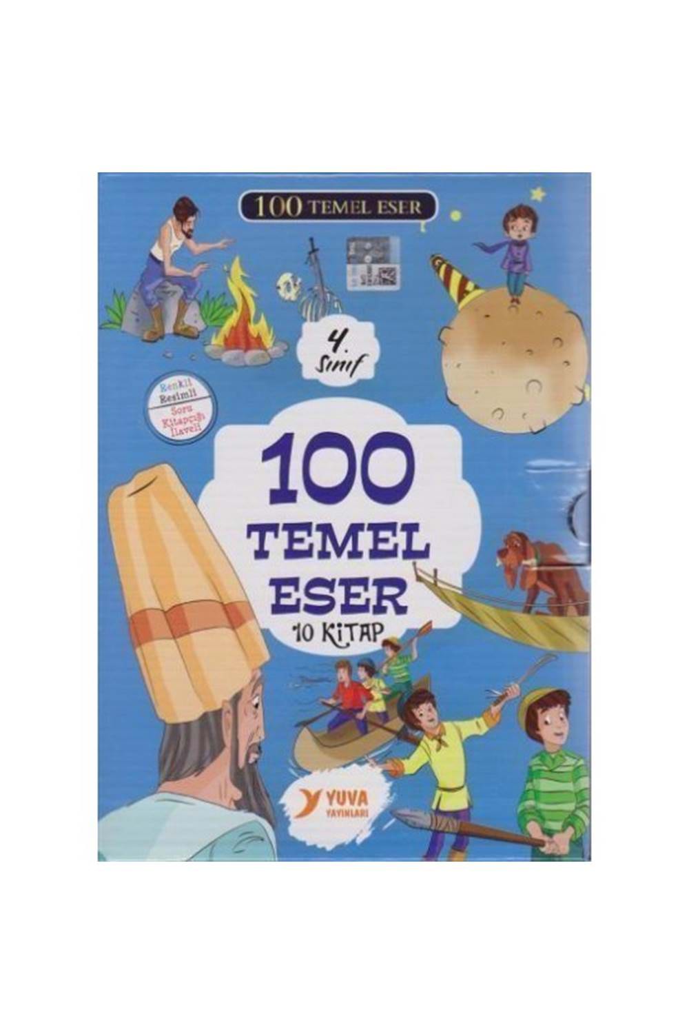 100 Temel Eser 4. Sınıflar İçin 10 Kitap Set