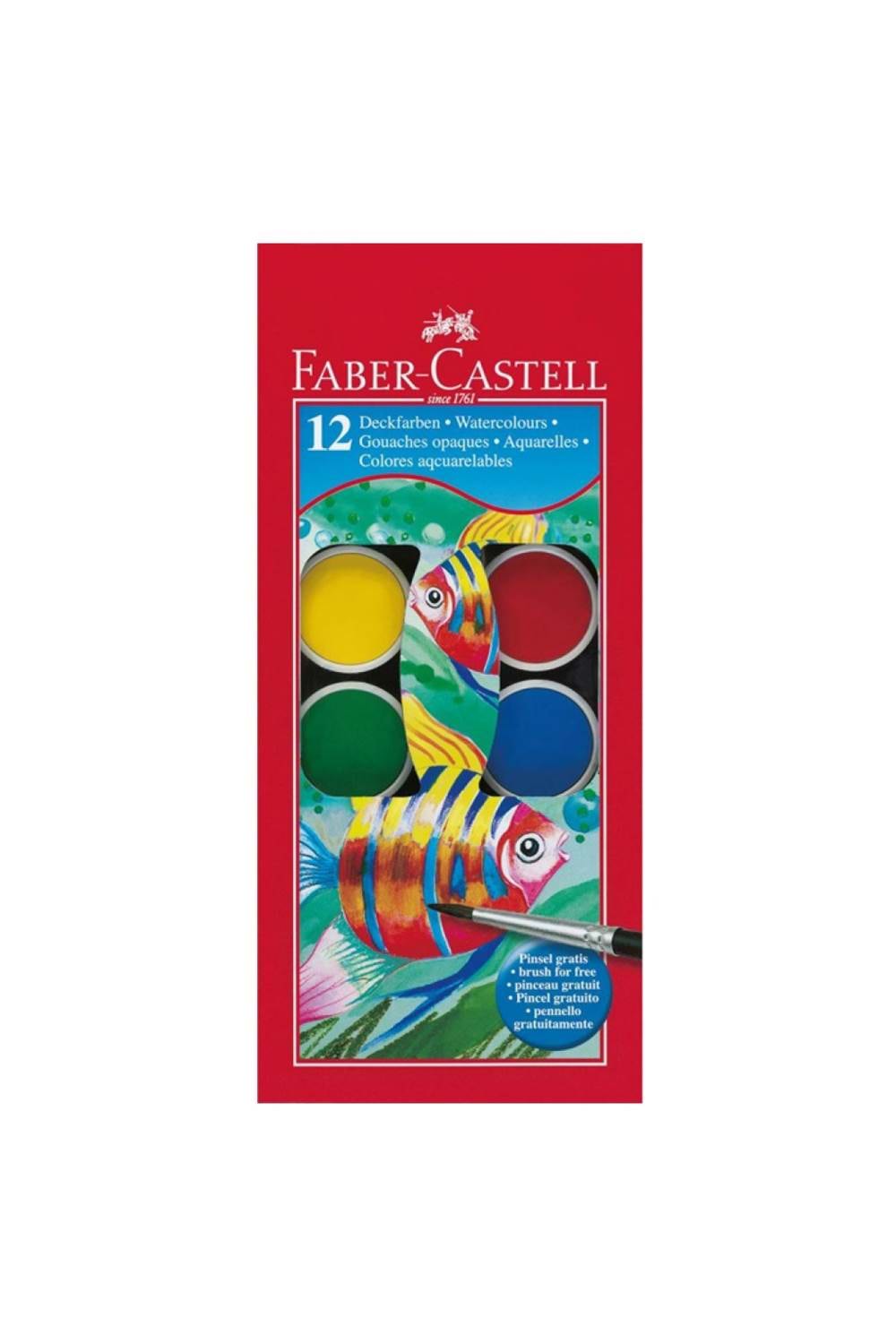 Faber-Castell Suluboya Büyük Boy 12 R.