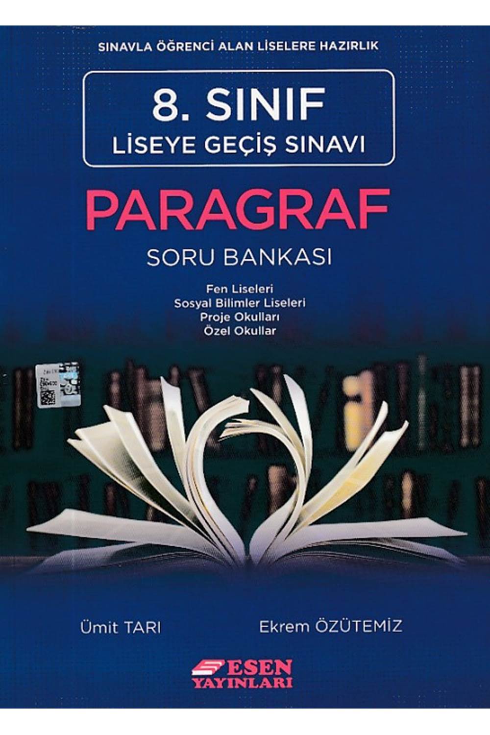 8. Sınıf LGS Paragraf Soru Bankası Esen Yayınları