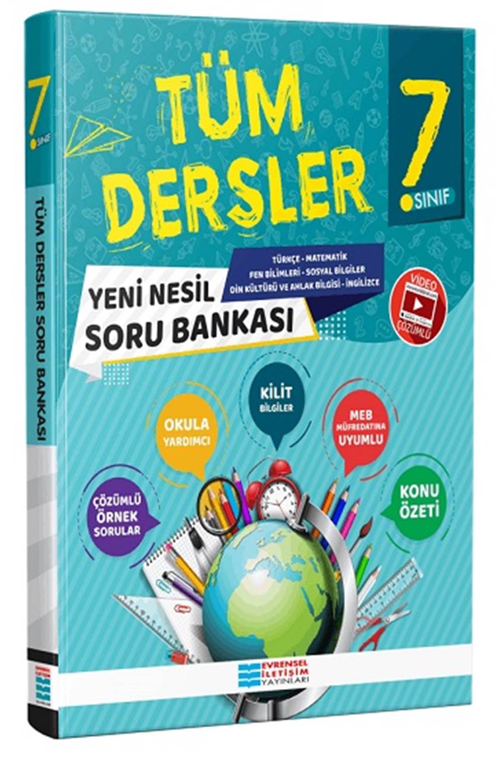 Evrensel 7. Sınıf Tüm Dersler Konu Özetli Soru Bankası (Yeni)