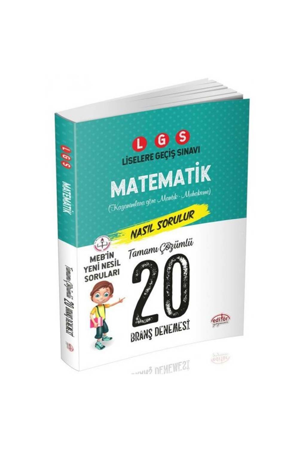 Editör Yayınevi LGS Matematik Nasıl Çözülür 20 Branş Denemesi