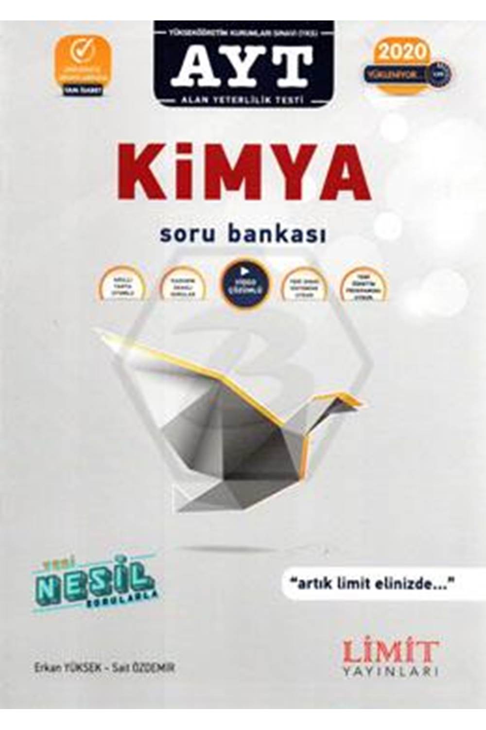 AYT Kimya Soru Bankası Limit Yayınları