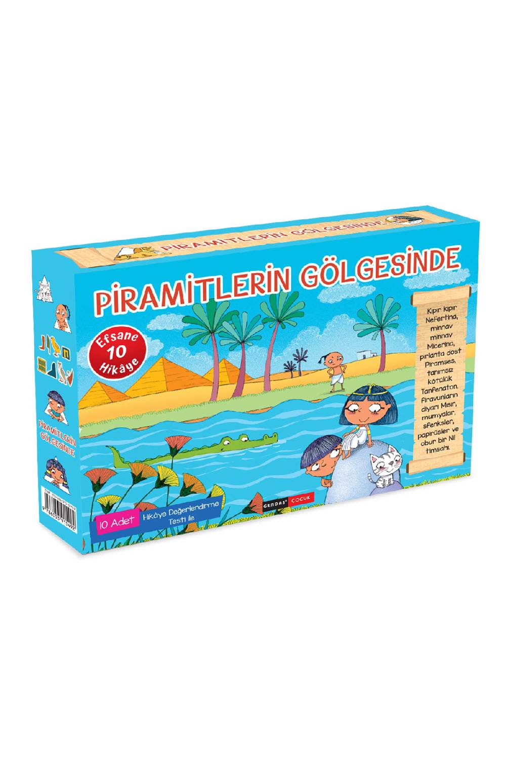 Piramitlerin Gölgesinde 10 Kitap (Testli Kutulu)