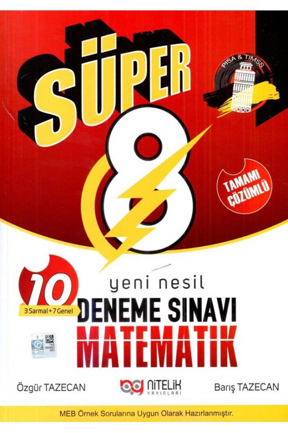 NİTELİK 8.SINIF DENEME YENİ NESİL SÜPER MATEMATİK TAMAMI ÇÖZÜMLÜ