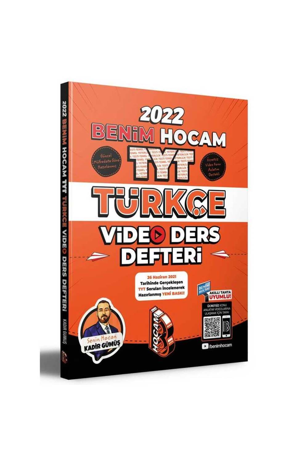 Benim Hocam Yayınları 2022 TYT Türkçe Video Ders Defteri