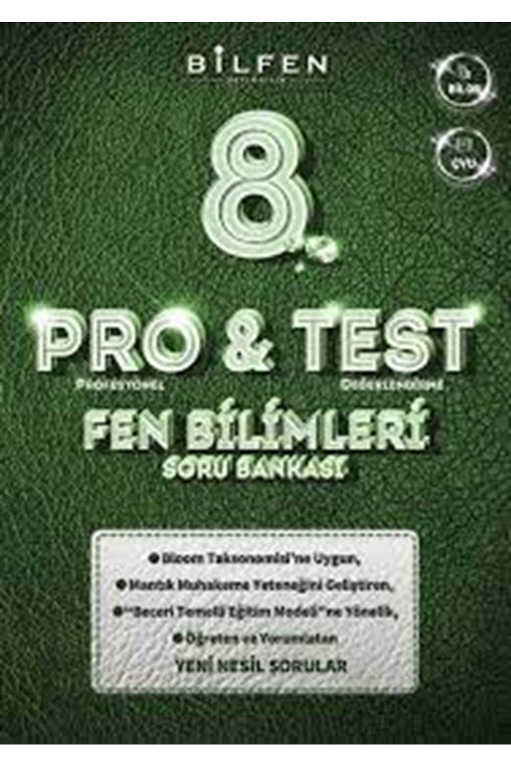 Bilfen Yayıncılık Bilfen 8. Sınıf ProTest Fen Bilimleri Soru Bankası