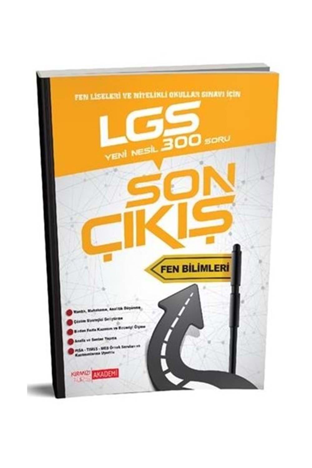 Kırmızı Beyaz 8. Sınıf Lgs Fen Bilimleri Yeni Nesil 300 Soru Son Çıkış