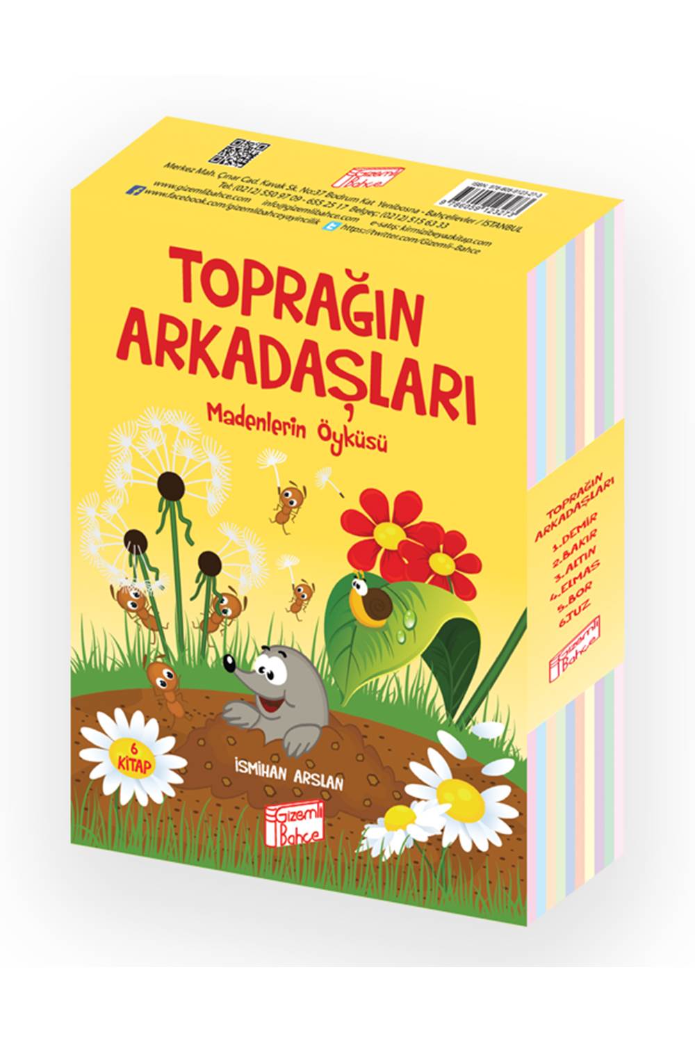 TOPRAĞIN ARKADAŞLARI / Madenlerin Öyküsü Set 6 Kitap