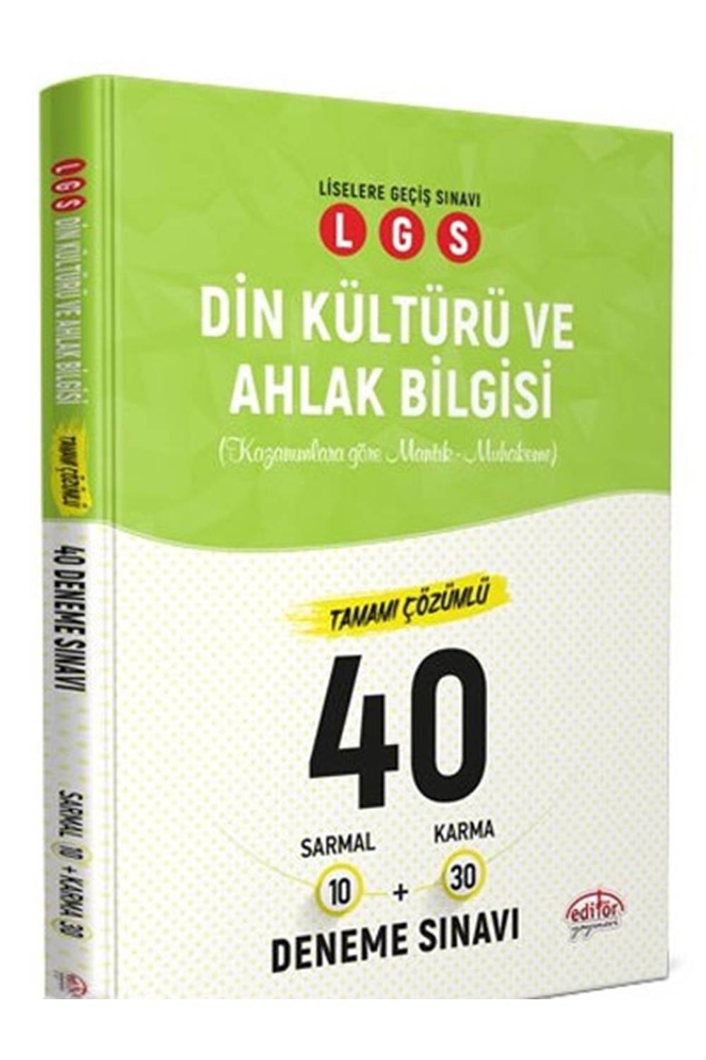 Editör Yayınevi LGS Din Kültürü 40 Branş Denemesi